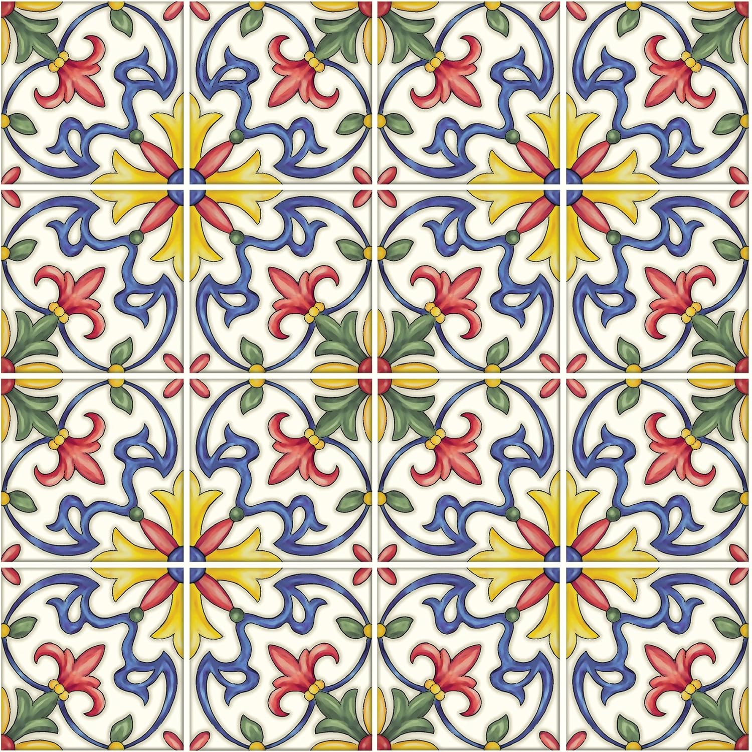 Tuscan Tile Peel and Stick Backsplash Tiles